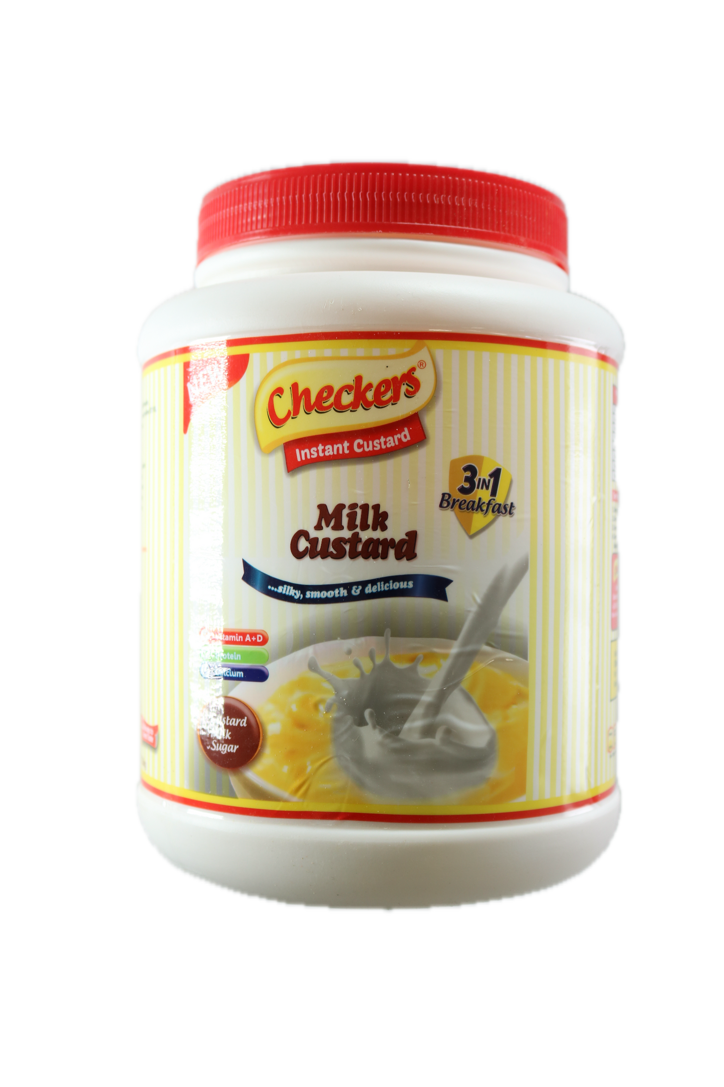 Checkers Instant Custard Milk Custard Powder 2kg 3 in 1 Breakfast