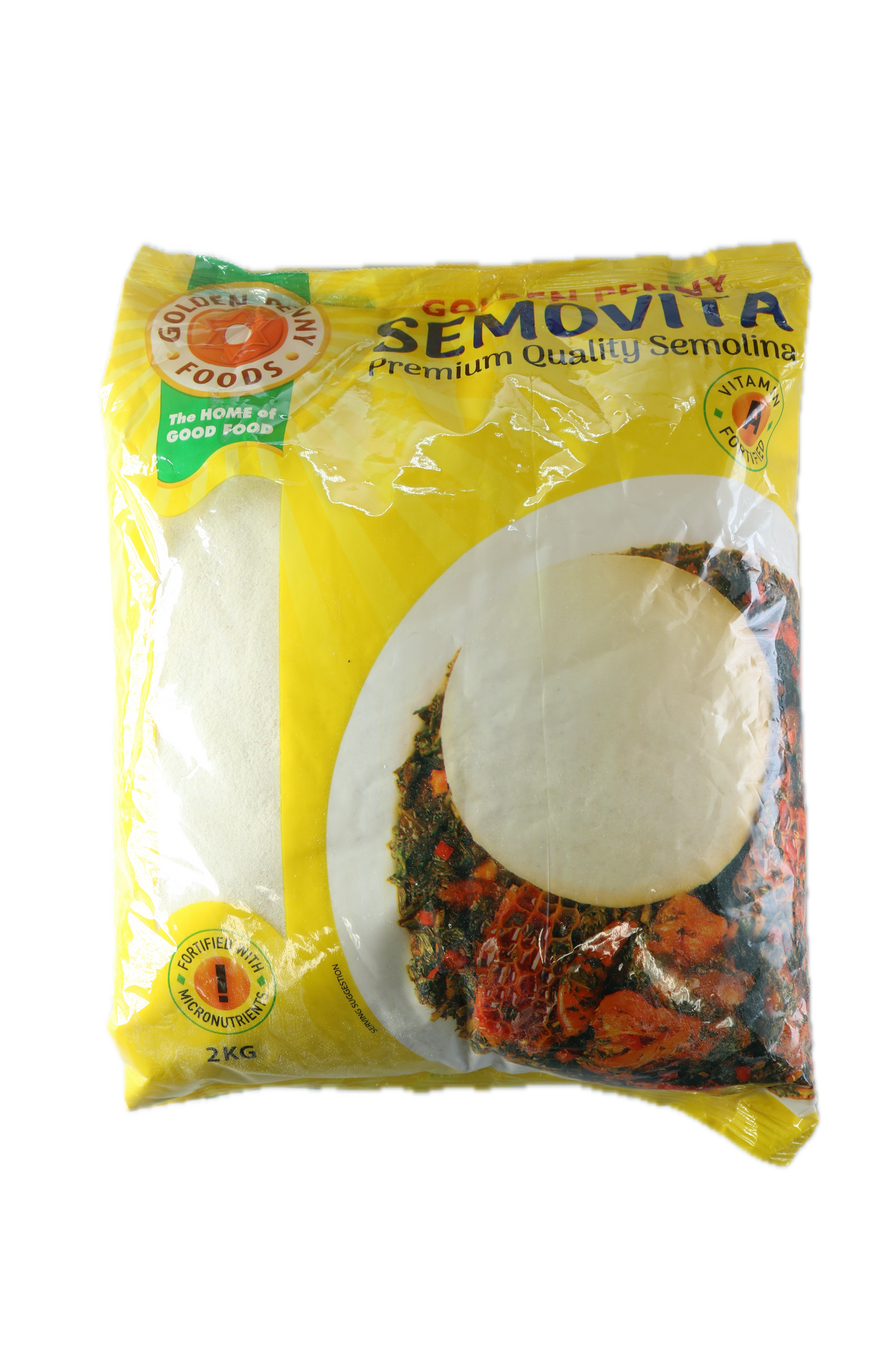 Golden Penny Semovita Premium Quality -2kg pack of 1