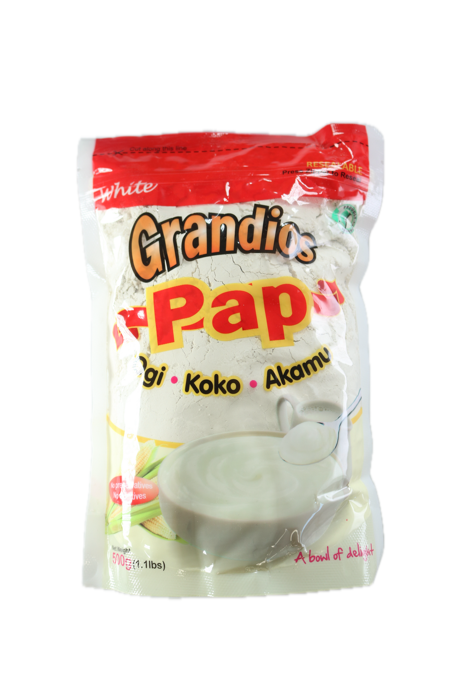 Grandios Fresh Pap - Yellow Ogi Akamu Koko 500g