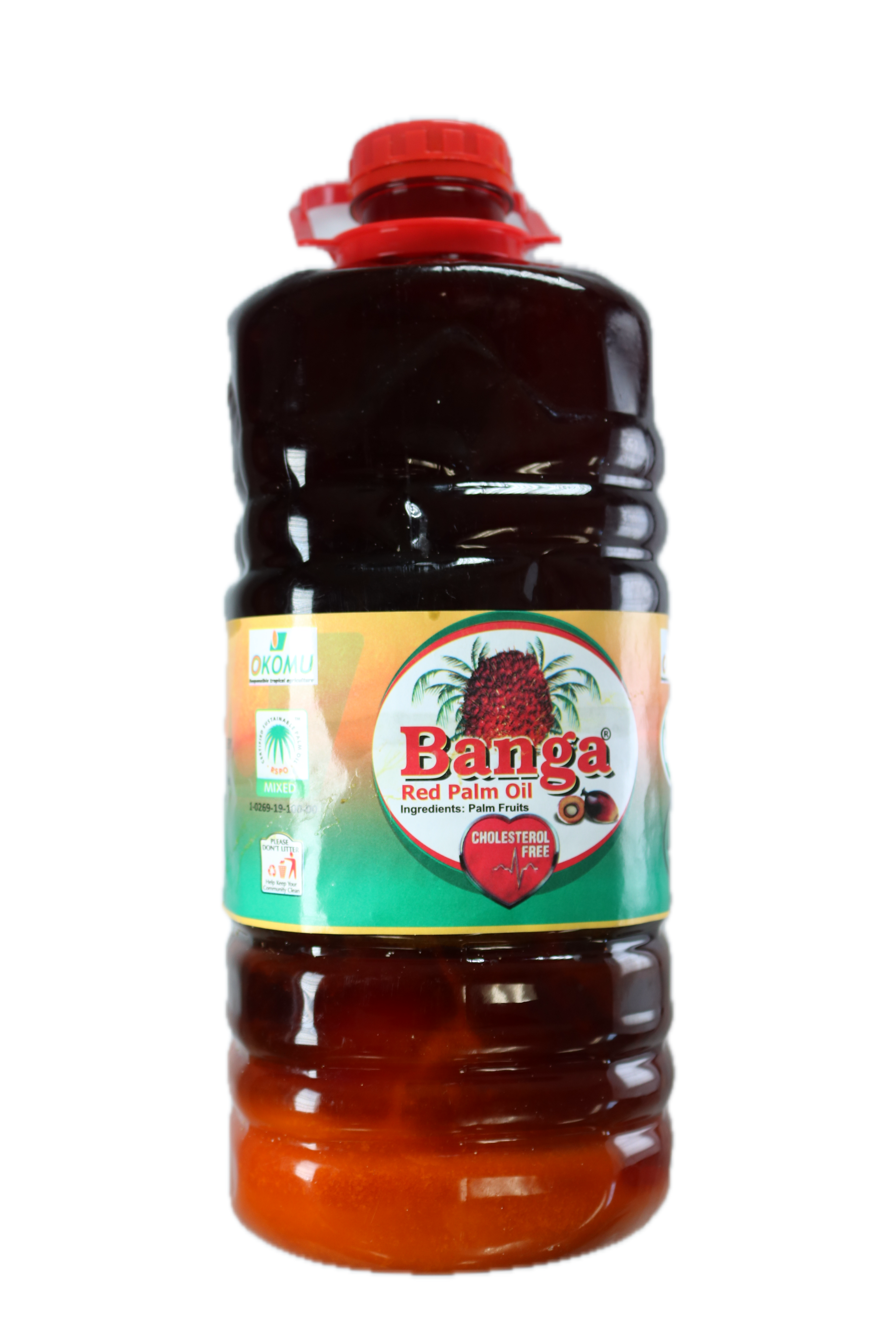 Okomu Oil Nigerian Red Palm Oil – 4 Liters – Banga Oil For Cooking