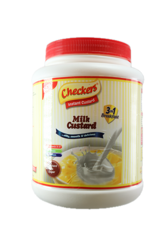 Checkers Instant Custard Milk Custard Powder 2kg 3 in 1 Breakfast