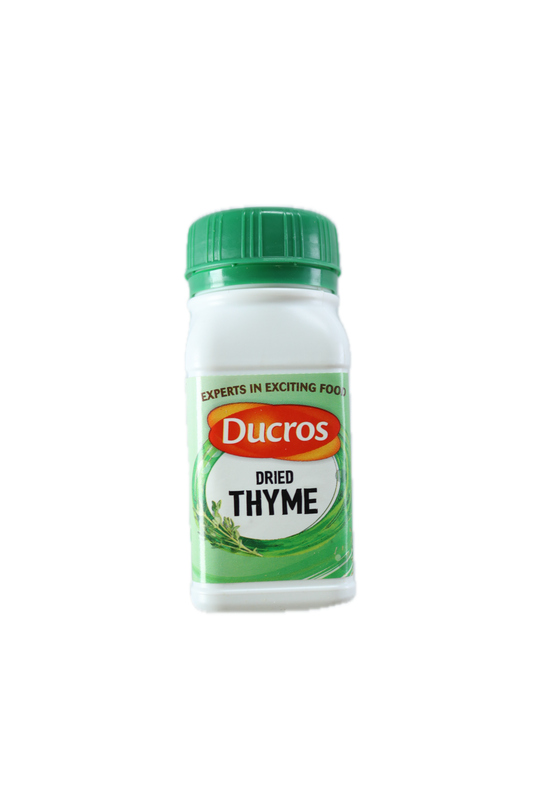Ducros Dried Thyme – 10g x 12 Containers _ Aromatic Herb for Cooking