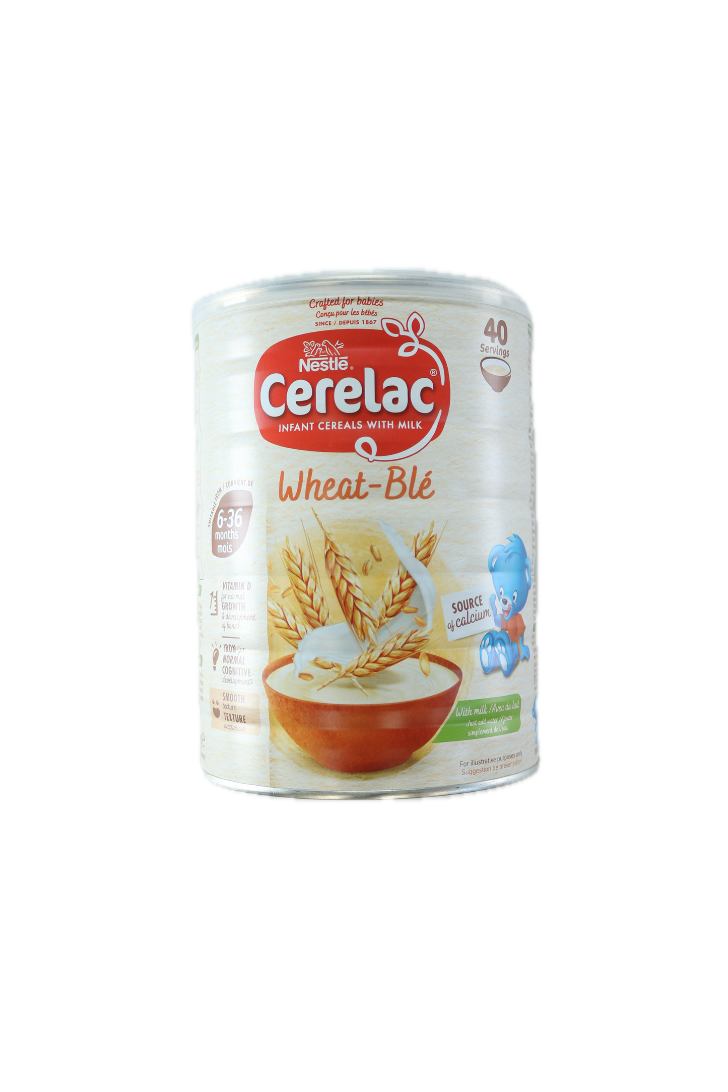 Nestle Cerelac Wheat ble with milk Infant Cereal