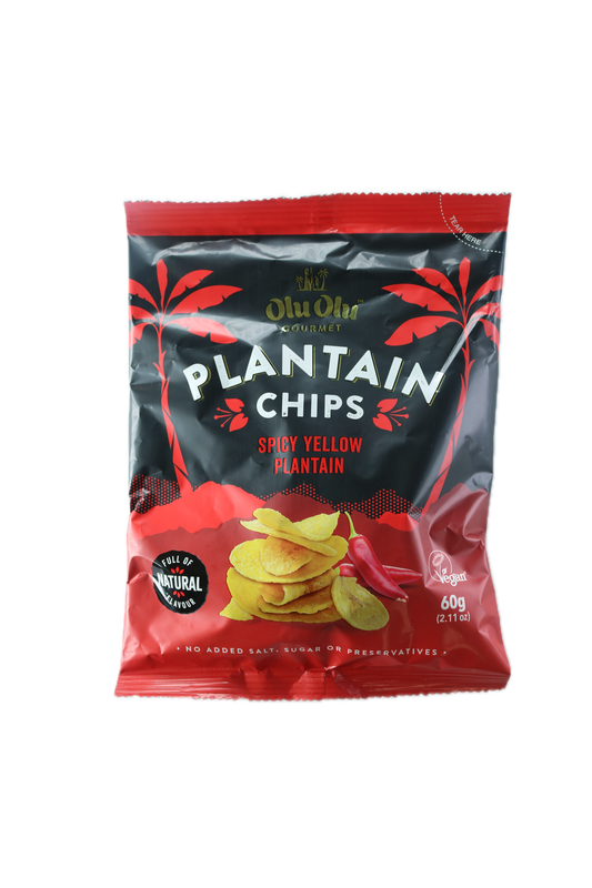 Olu Olu plantain chips (spicy)