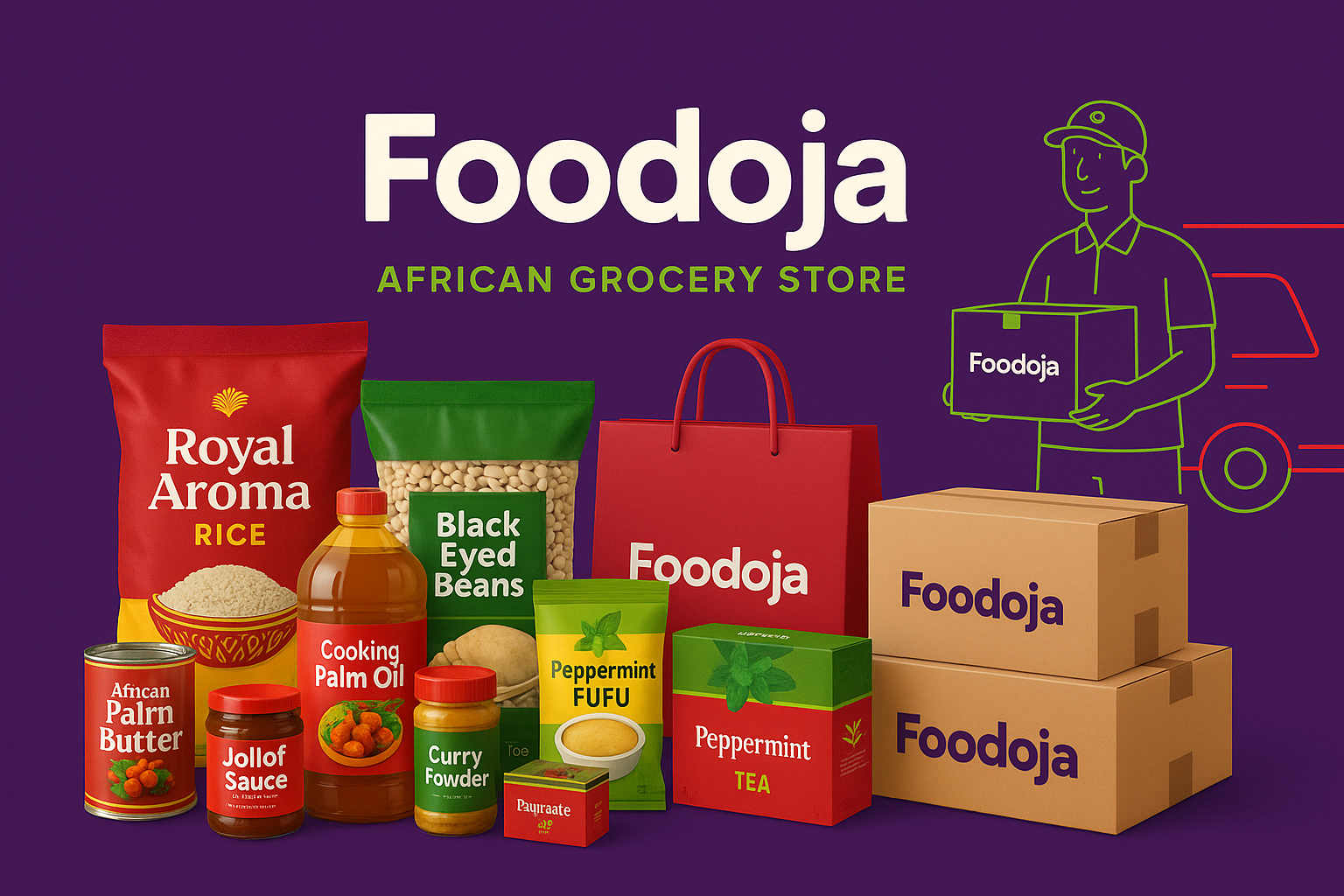 replace the color theme with 7F0C85, 77B93E, DA3436. make 7F0C85 more dominant